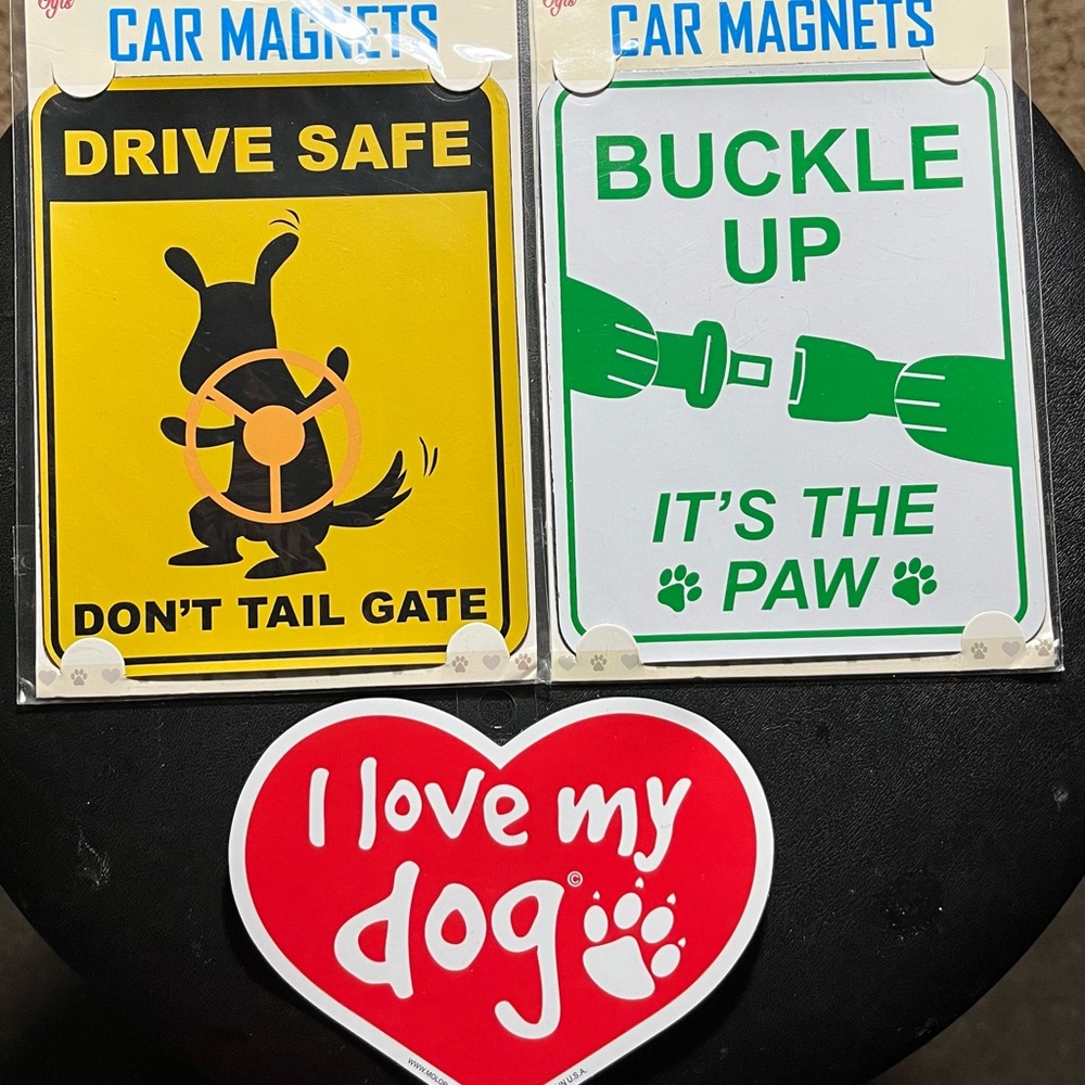 Dog Car Magnet Set
